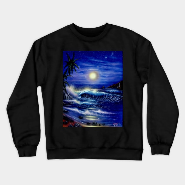 Hawaiian seascape Crewneck Sweatshirt by Coreoceanart